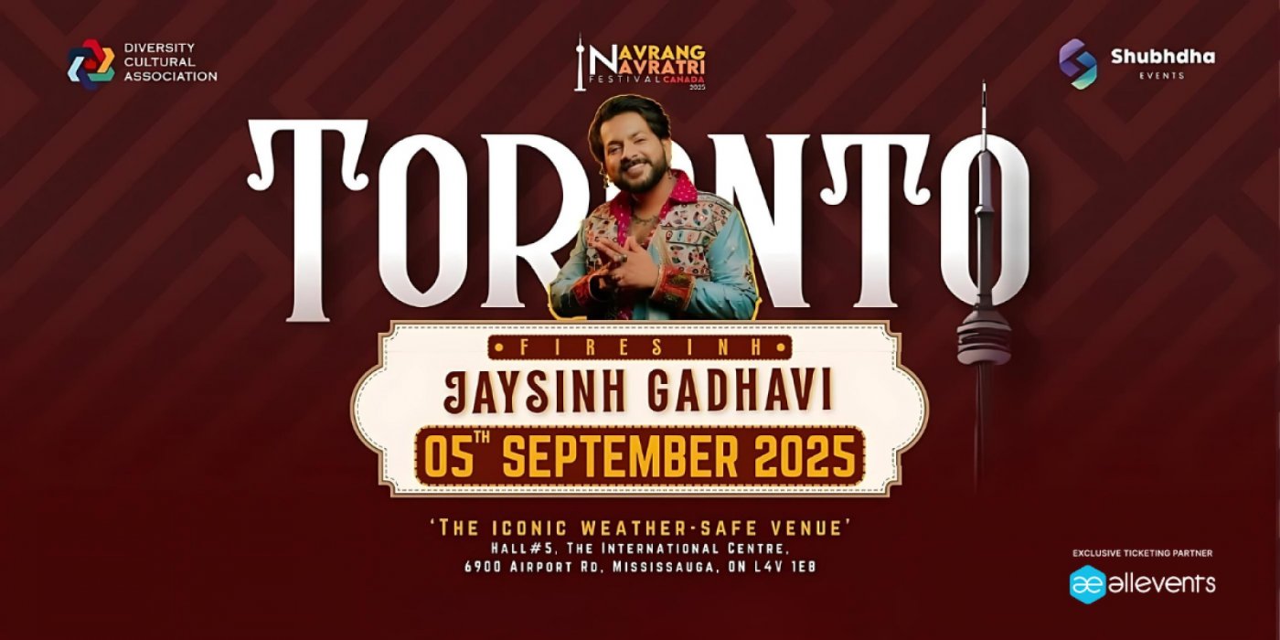 Navrang Navratri Festival Canada 2025 With JAYSINH GADHAVI