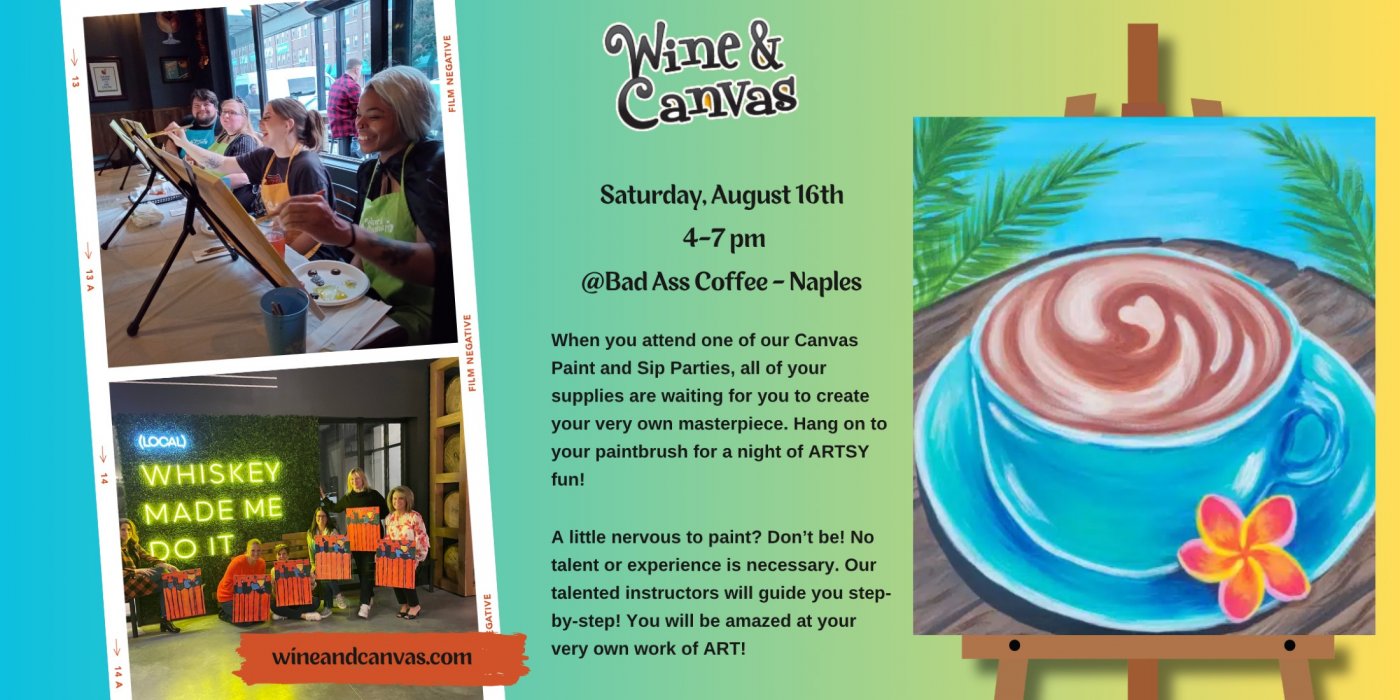 Naples Paint & Sip \u2013 Coffee in Paradise