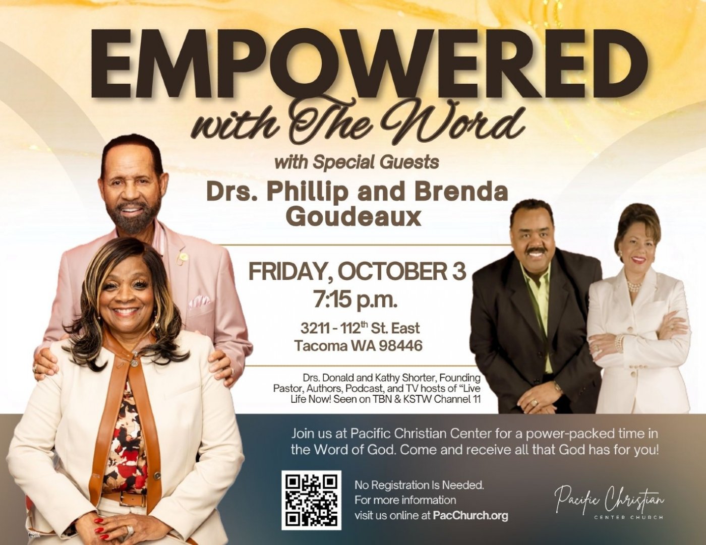Empowered with the Word with Special Guests Drs. Phillip and Brenda Goudeaux