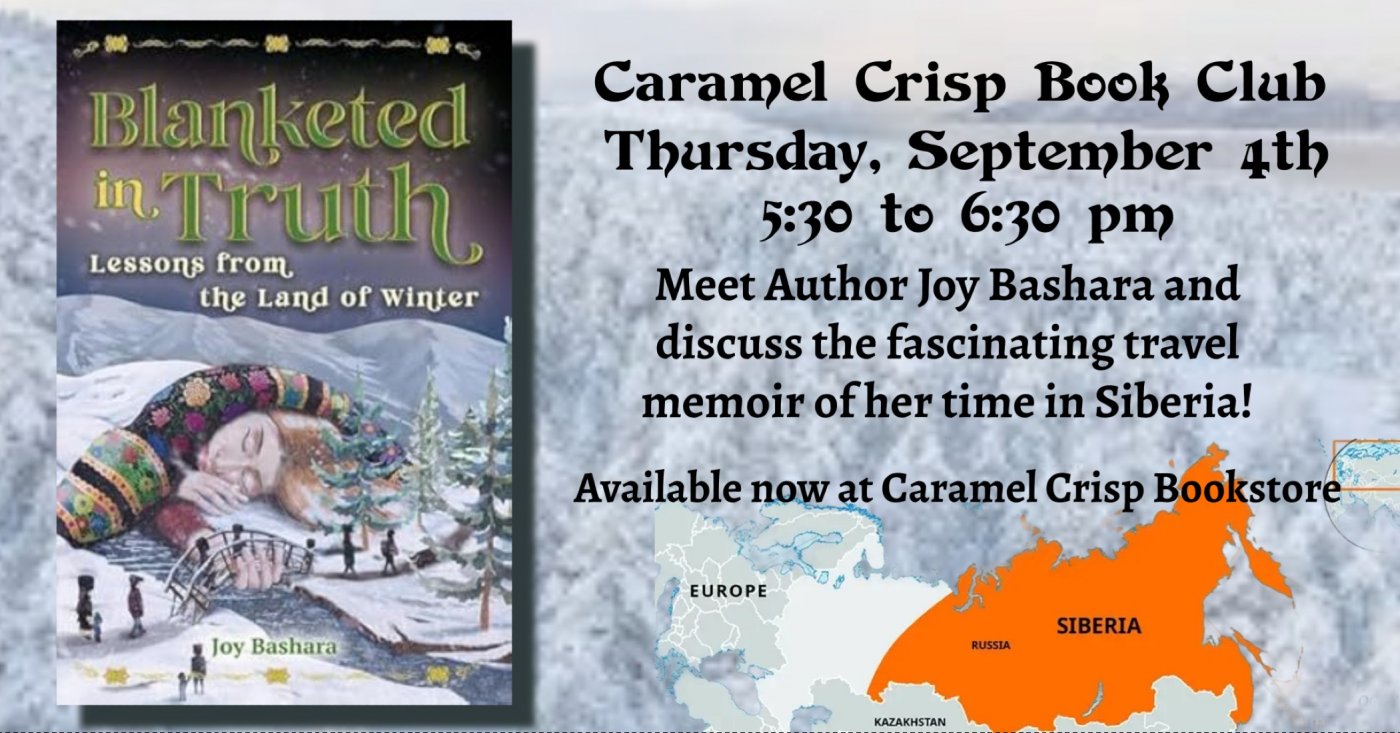 The Caramel Crisp Book Club Welcomes Author Joy Bashara