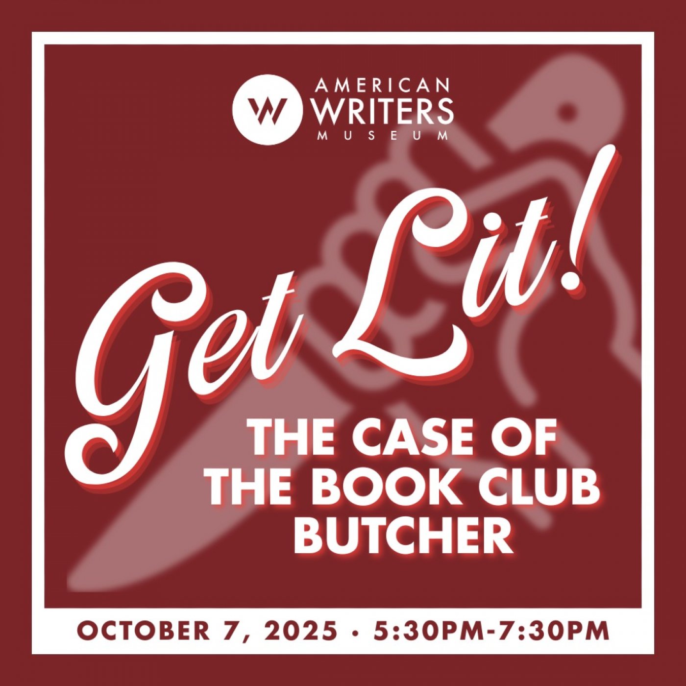 Get Lit: The Case of the Book Club Butcher