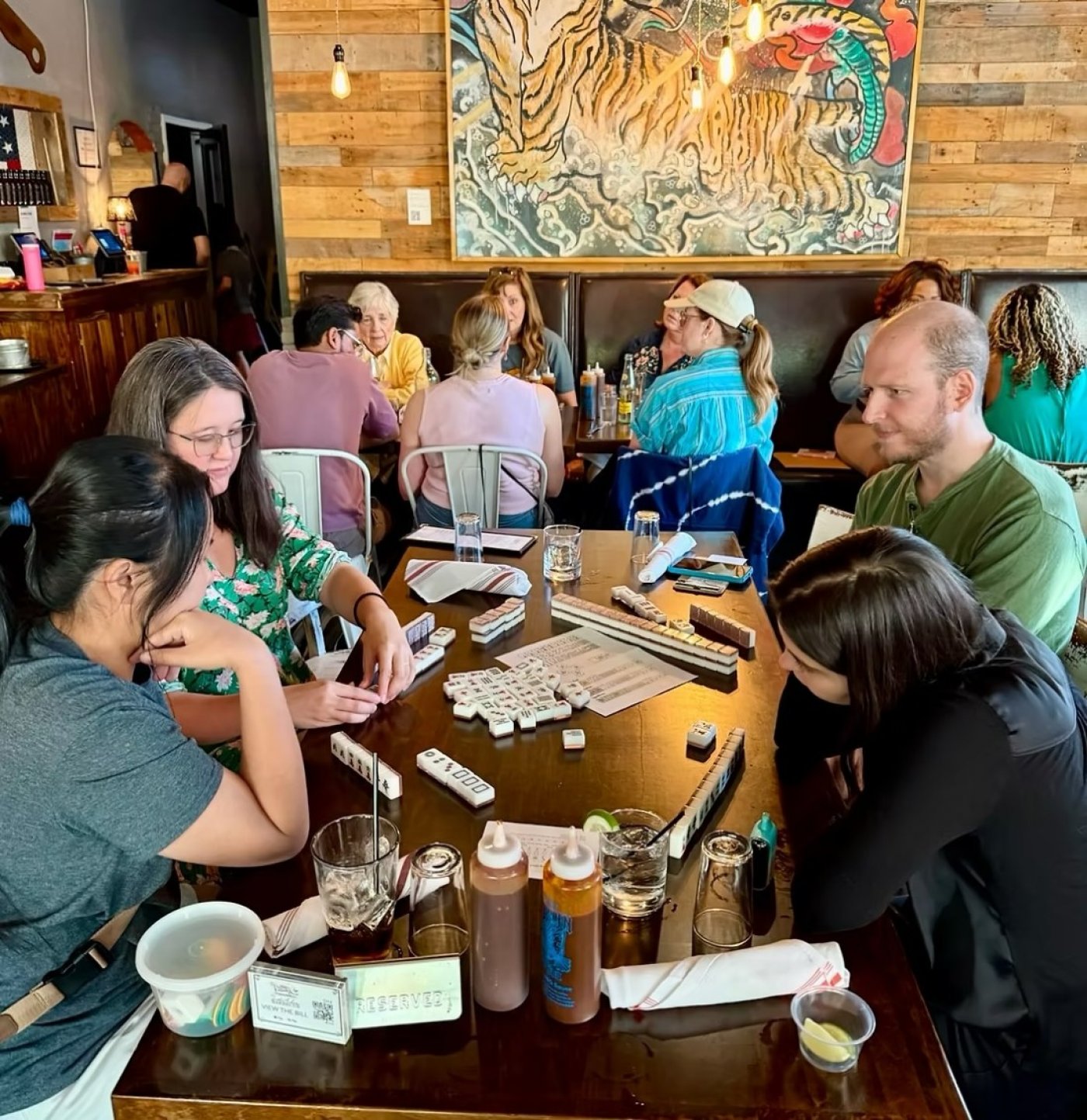 High Stakes & Smoked Meats at Sweet Auburn Barbecue\u2019s Mahjong Night 