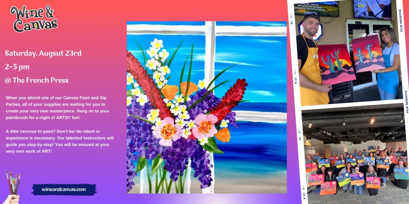 Cape Coral Art Party \u2013 Beach Flowers