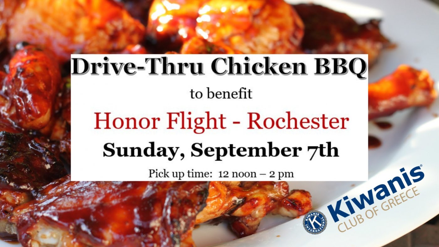 Chicken BBQ (Drive-Thru) to benefit Honor Flight