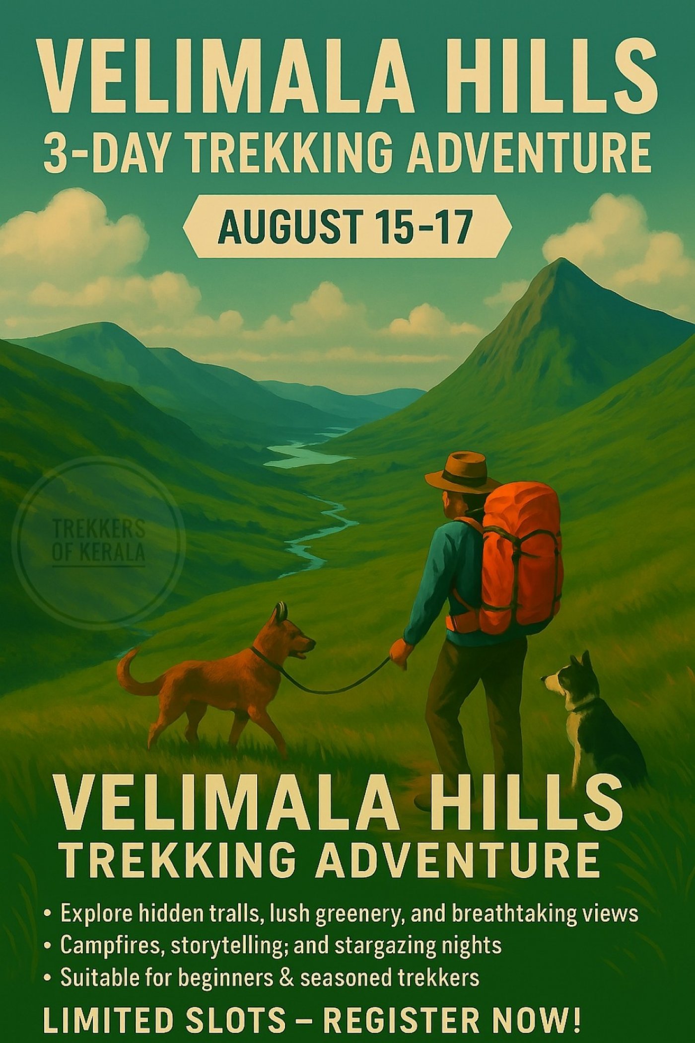 3 days adventure trekking in Kerala