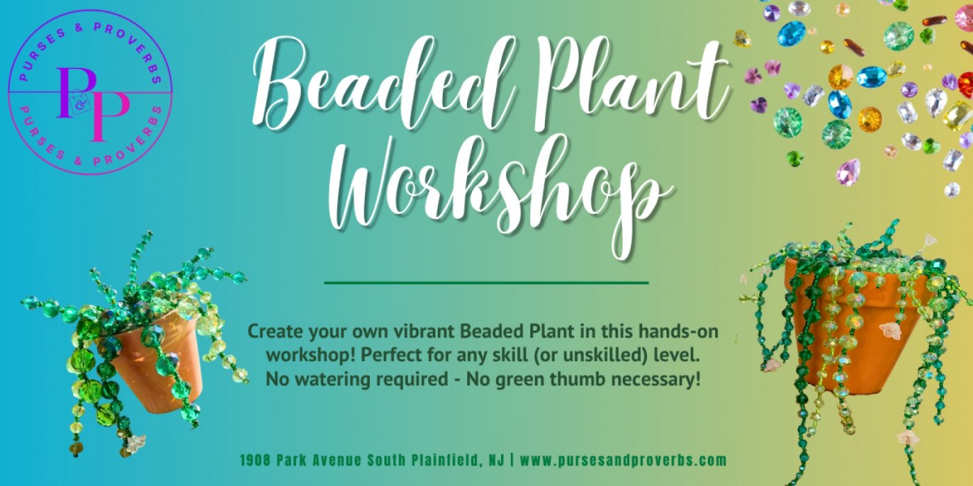 Plant Bling - Beaded plants