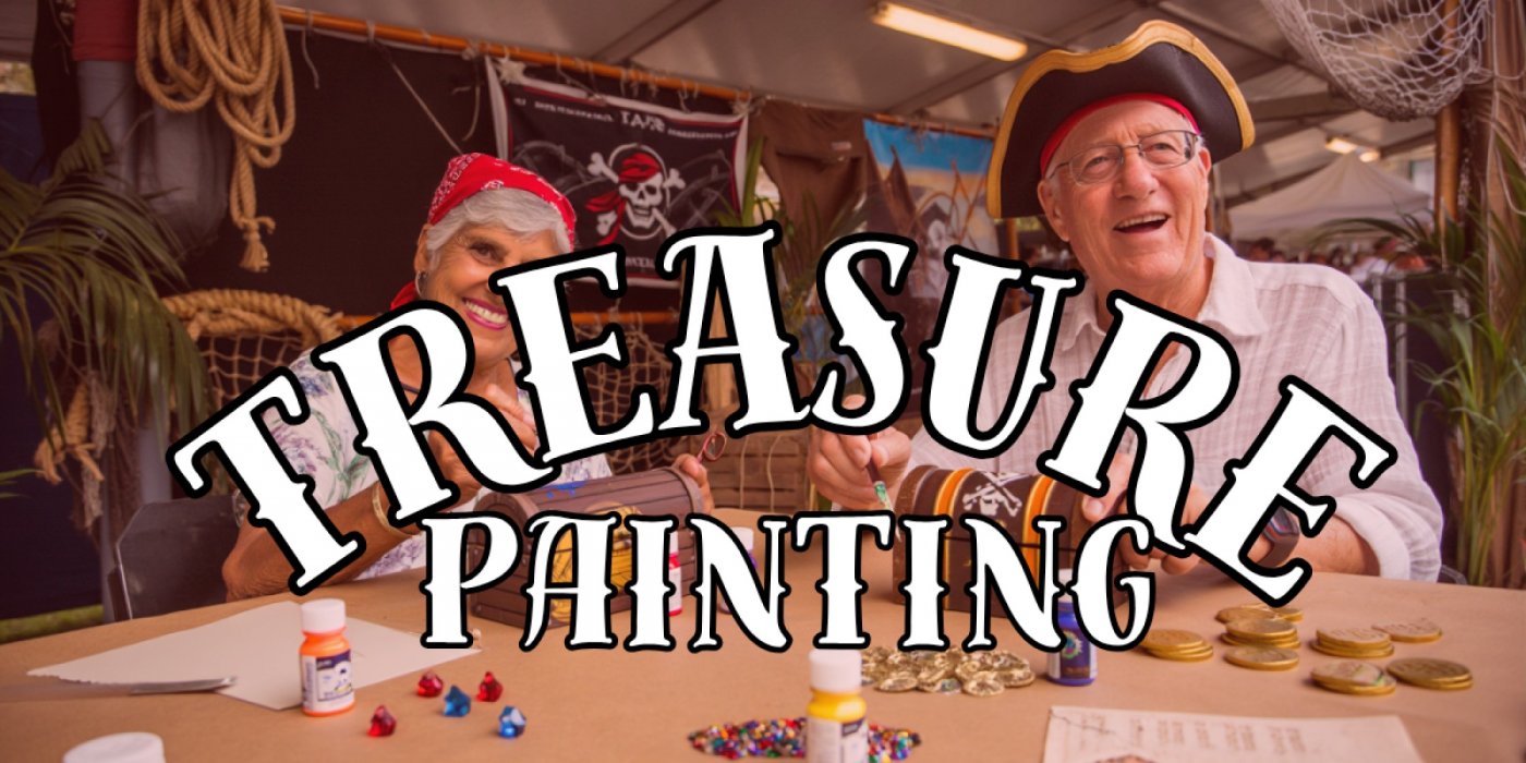 Pirate Day Treasure Painting