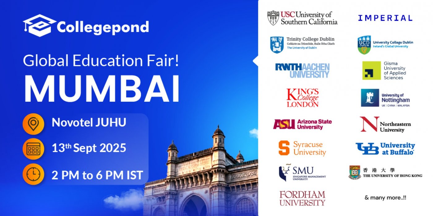 Collegepond Global Education Fair \u2013 Mumbai 2025