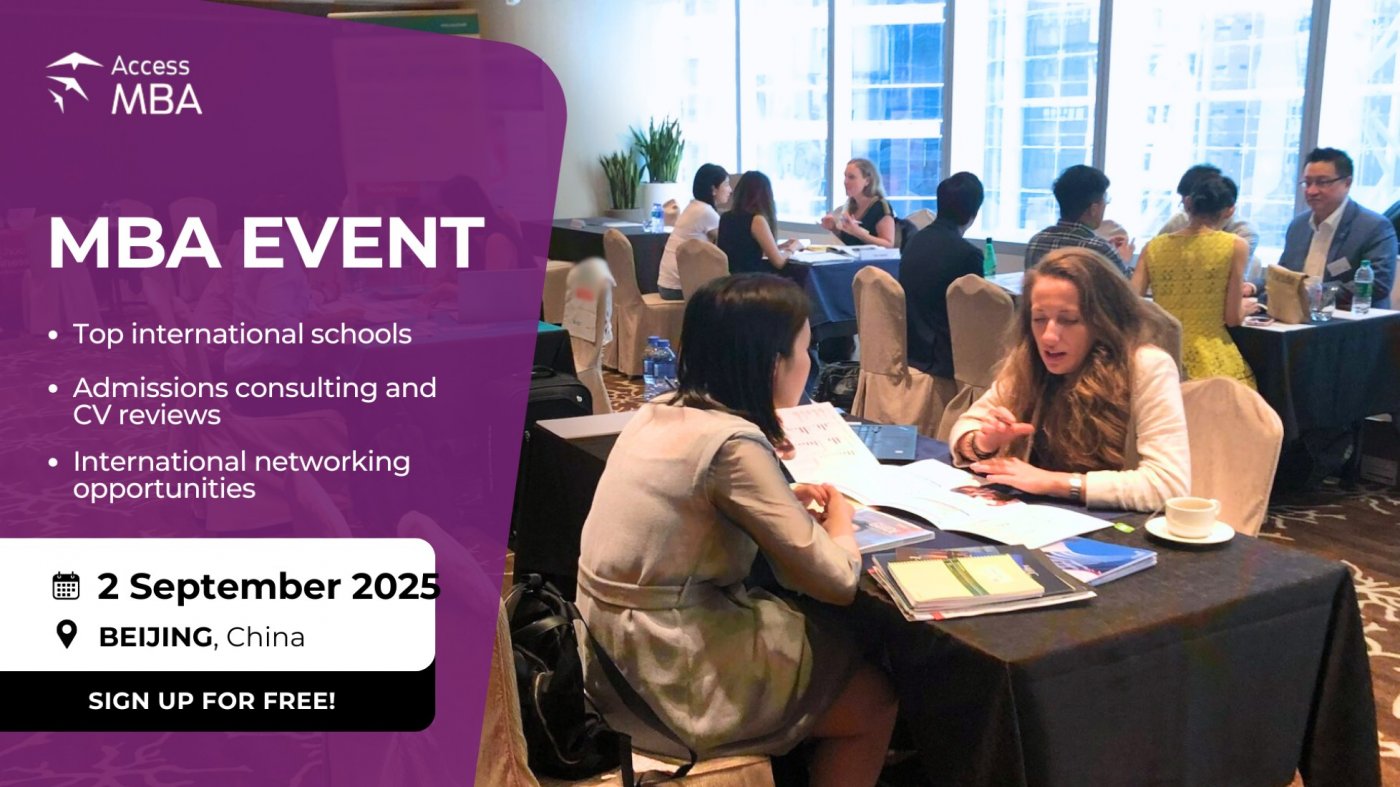 Discover One-to-One MBA Opportunities in Beijing on 2 September