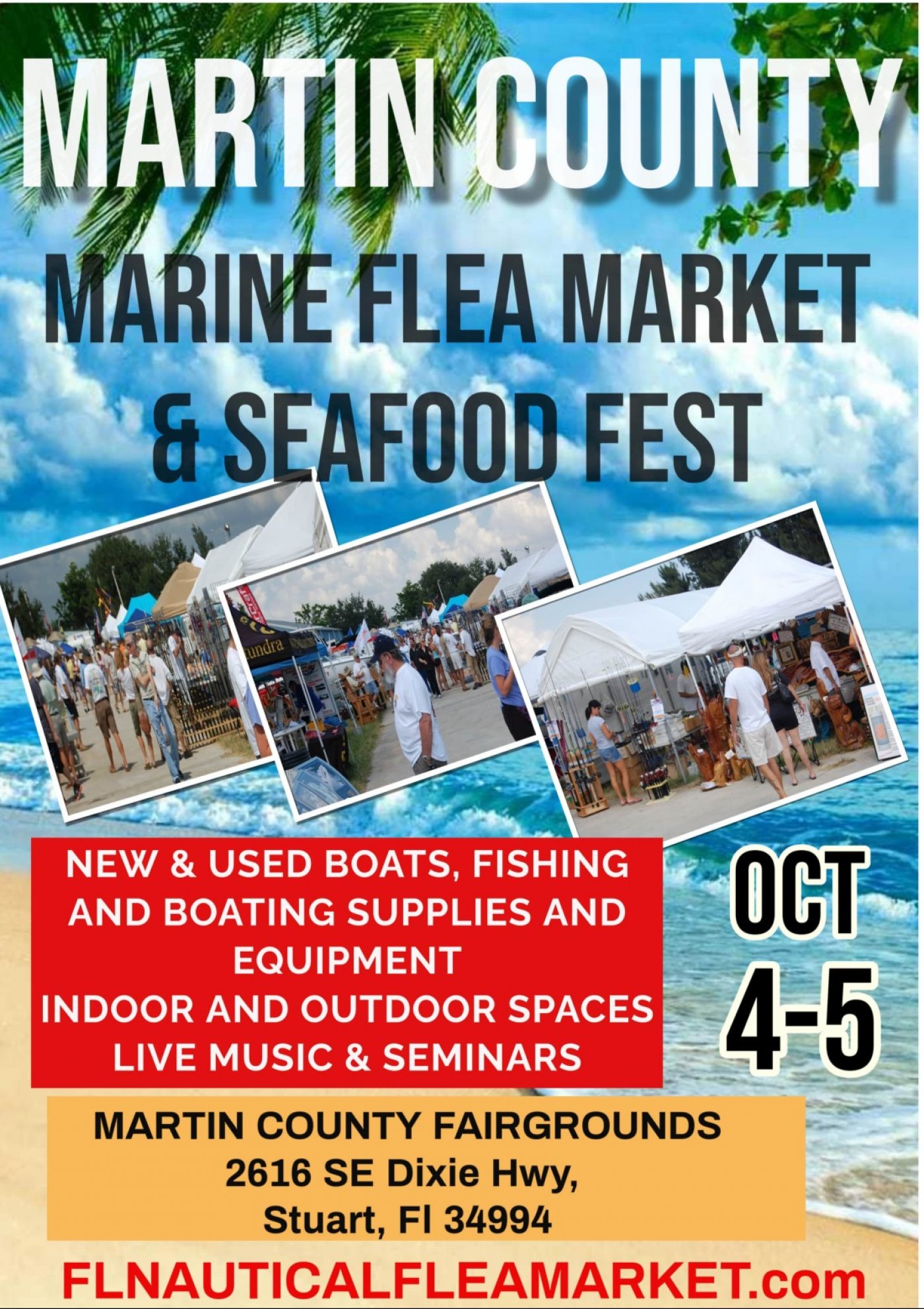 Martin County Marine Flea Market & Seafood Fest Set For October 2025 