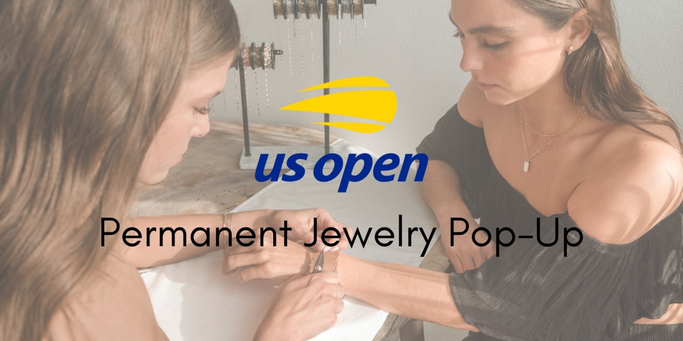 \u201dJewelry in Play\u201c \ud83c\udfbe US Open Permanent Jewelry Pop-Up