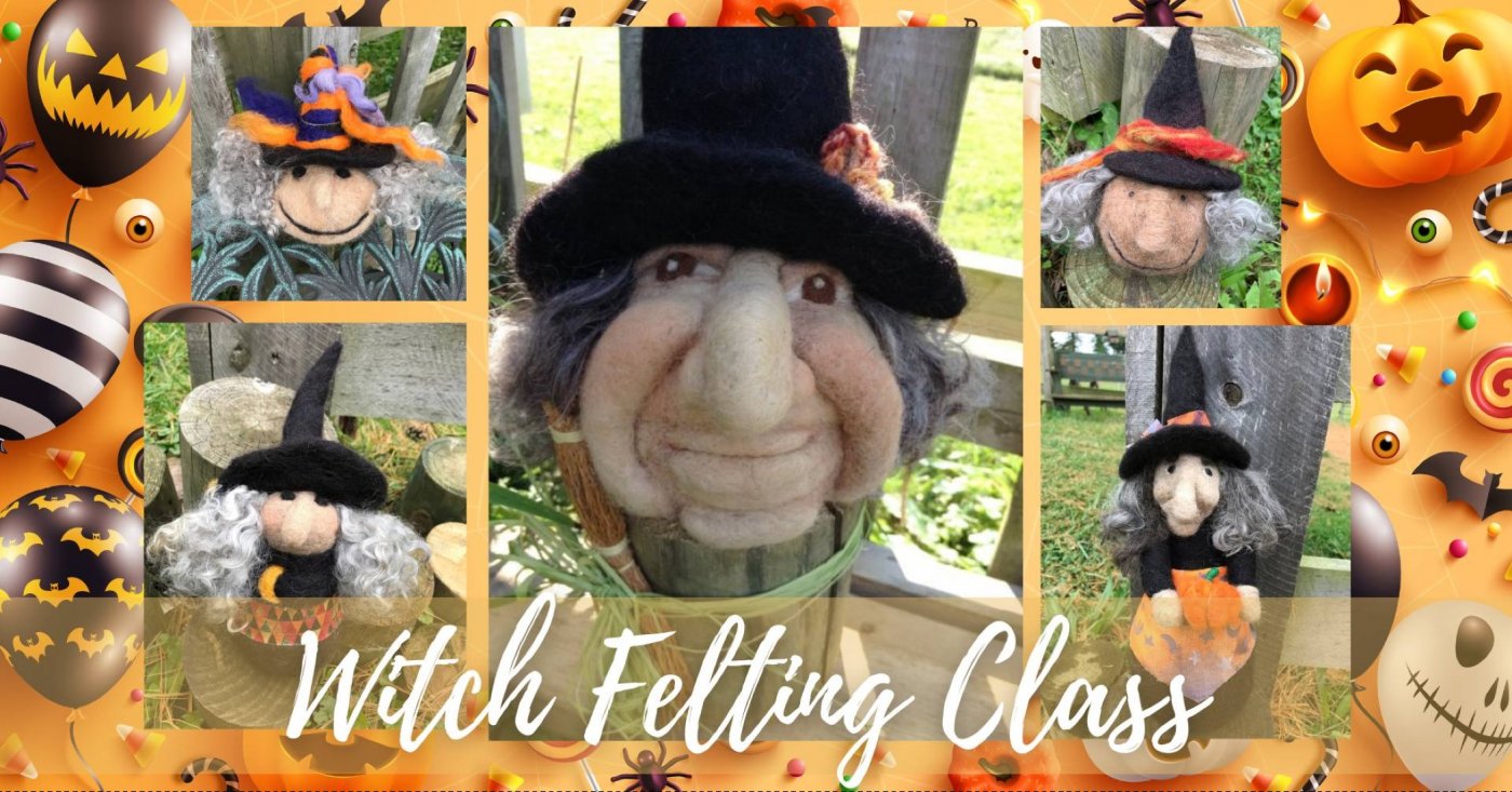Witch Needle Felting Class