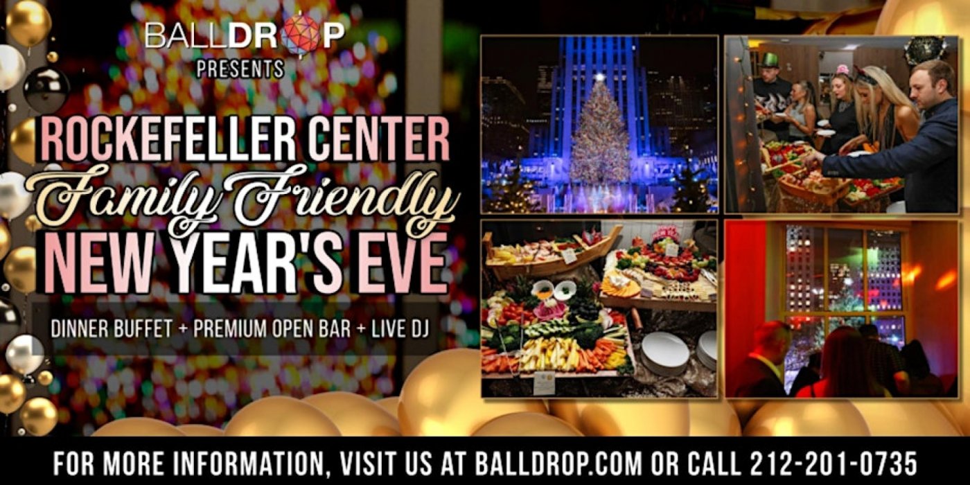 Balldrop.com Presents: Rockefeller Center Family Friendly New Years Eve Party