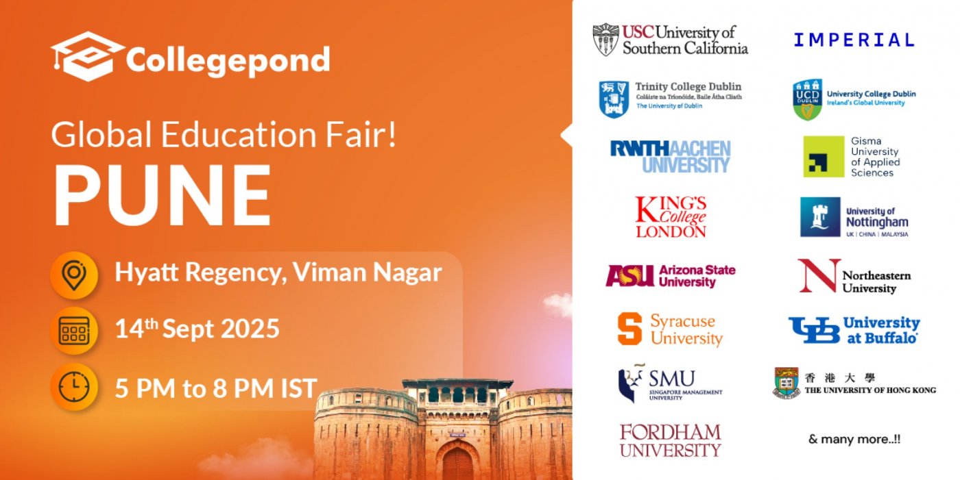 Collegepond Global Education Fair \u2013 Pune 2025