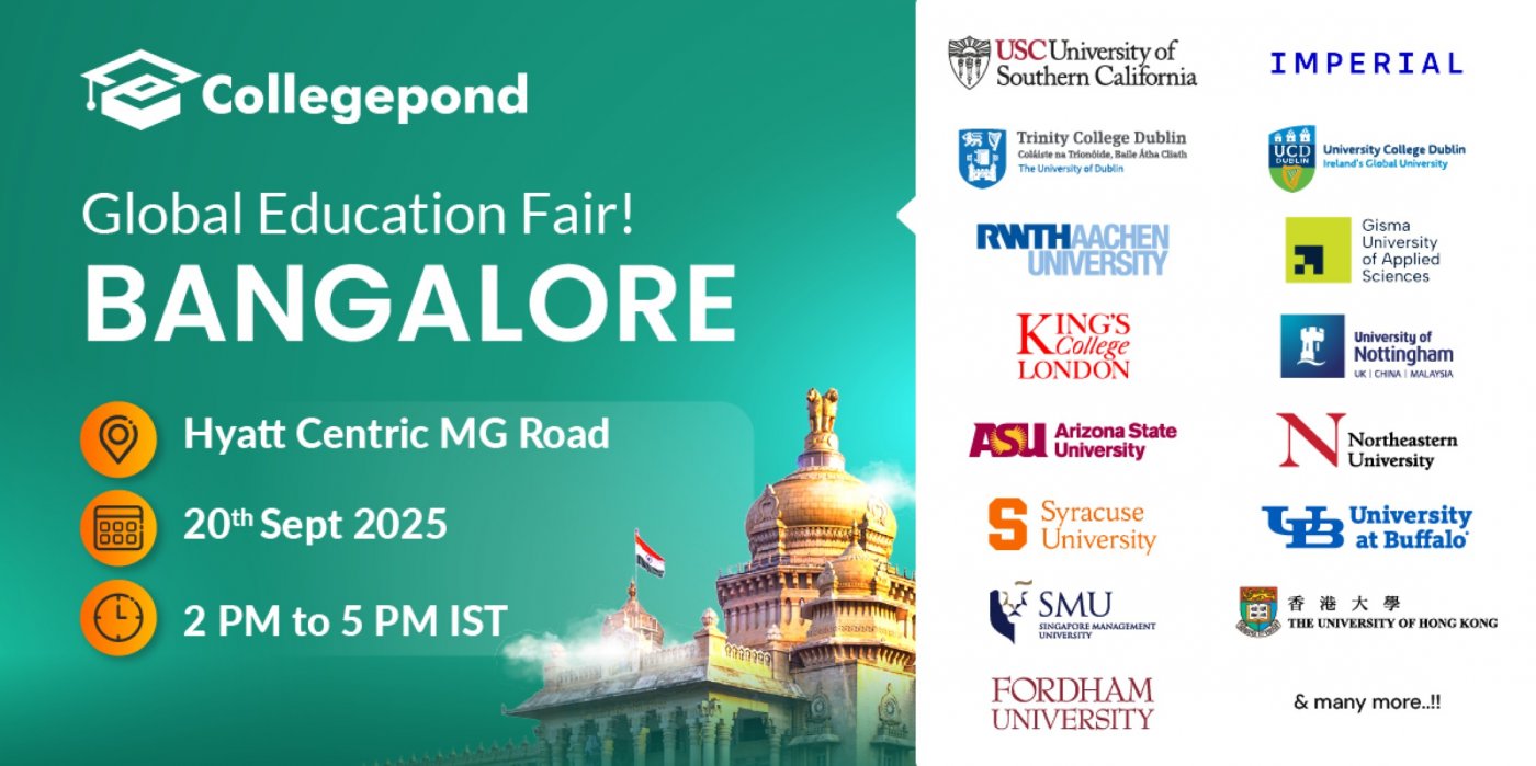Collegepond Global Education Fair \u2013 Bangalore 2025