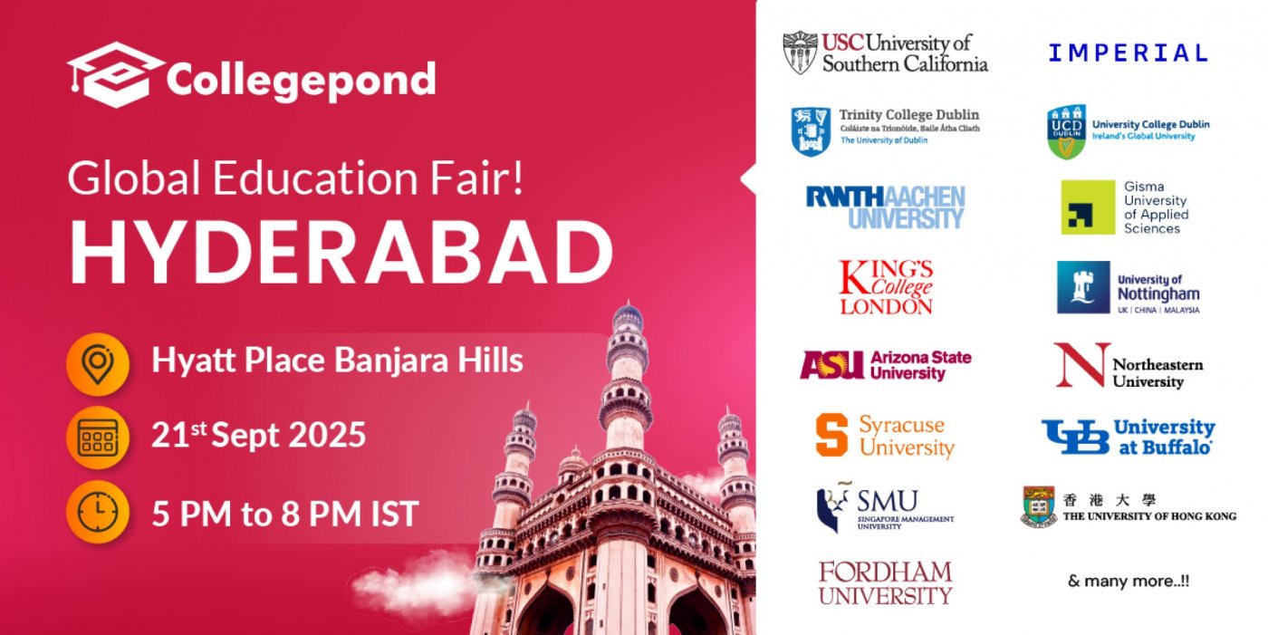 Collegepond Global Education Fair \u2013 Hyderabad 2025