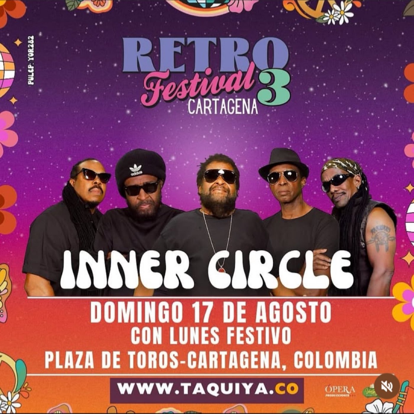 RETRO FESTIVAL 3 PLAZA DE TOROS CARTAGENA DE INDIAS