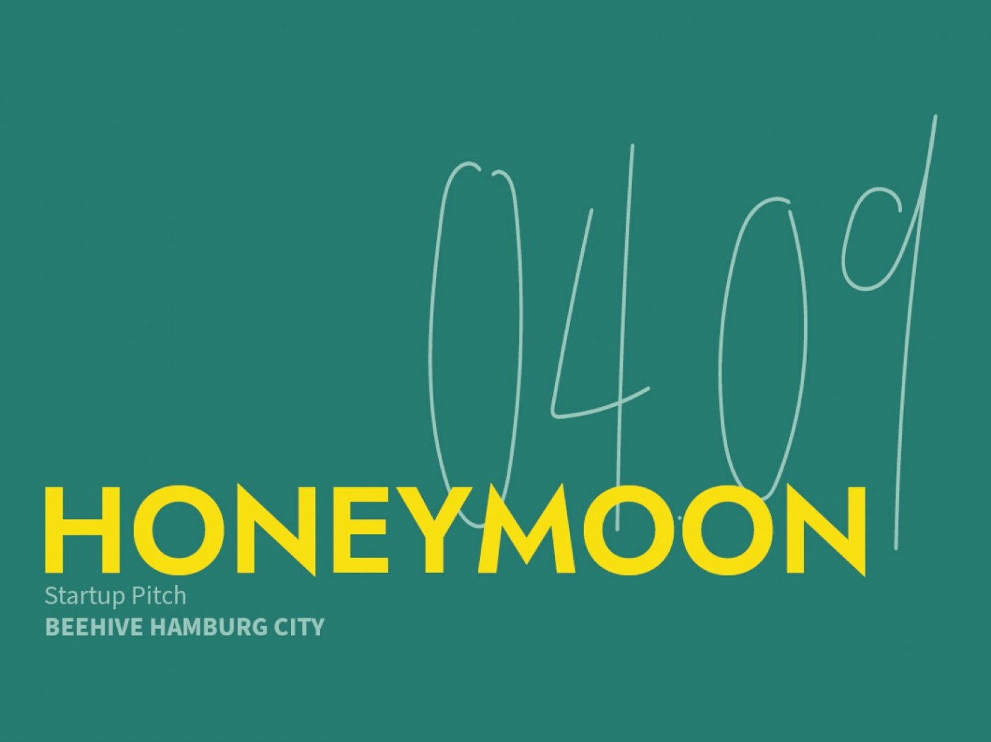 Honeymoon Startup Pitch in Hamburg
