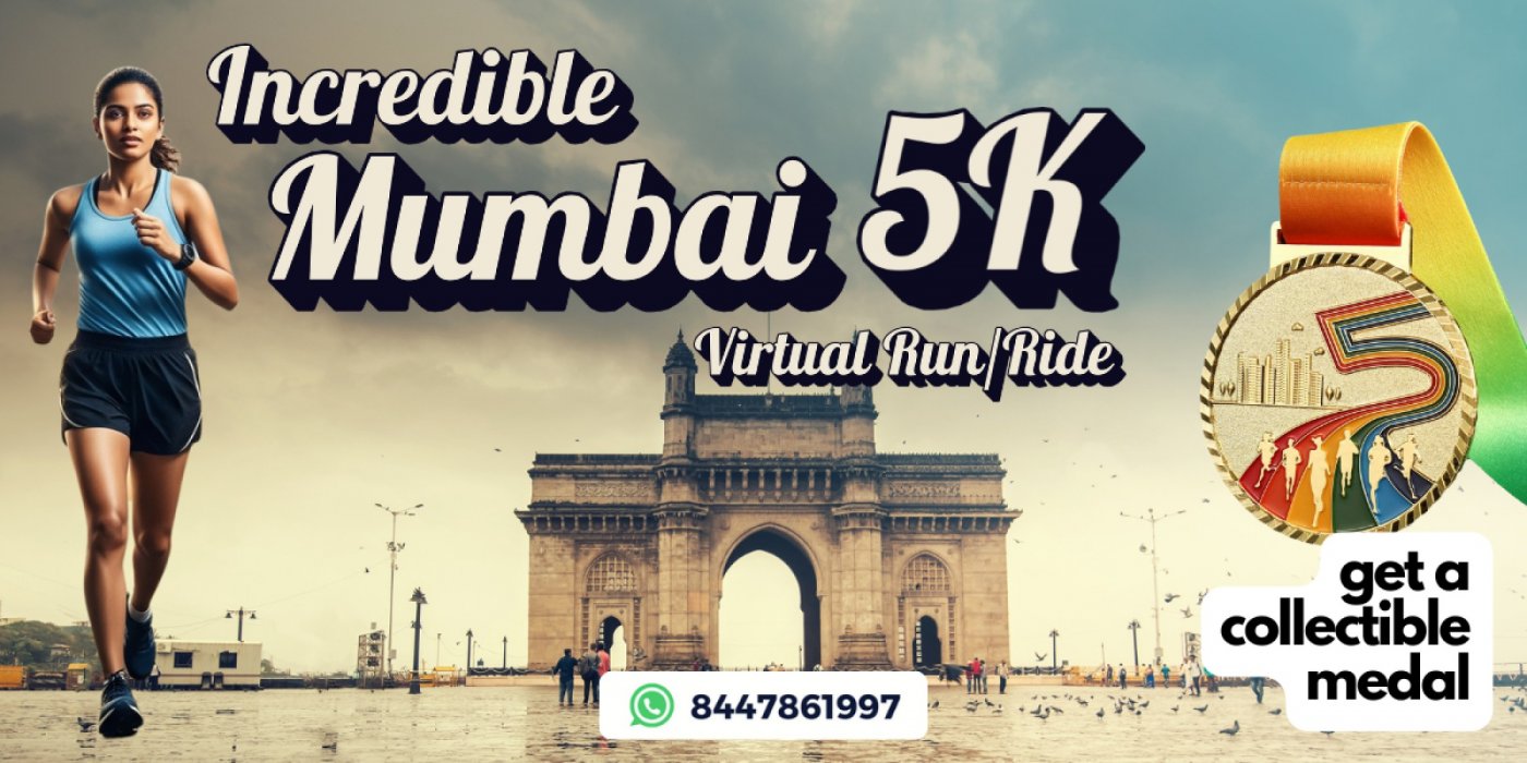 Incredible Mumbai 5K Run\/Ride - Get Collectable Medal