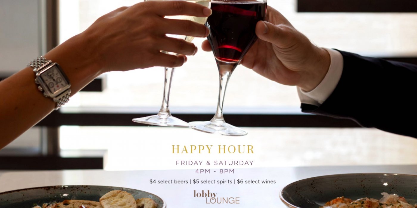 Happy Hour at lobbyLOUNGE Wyndham Grand Jupiter