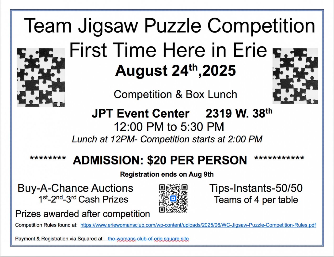 Team Jigsaw Puzzle Competition