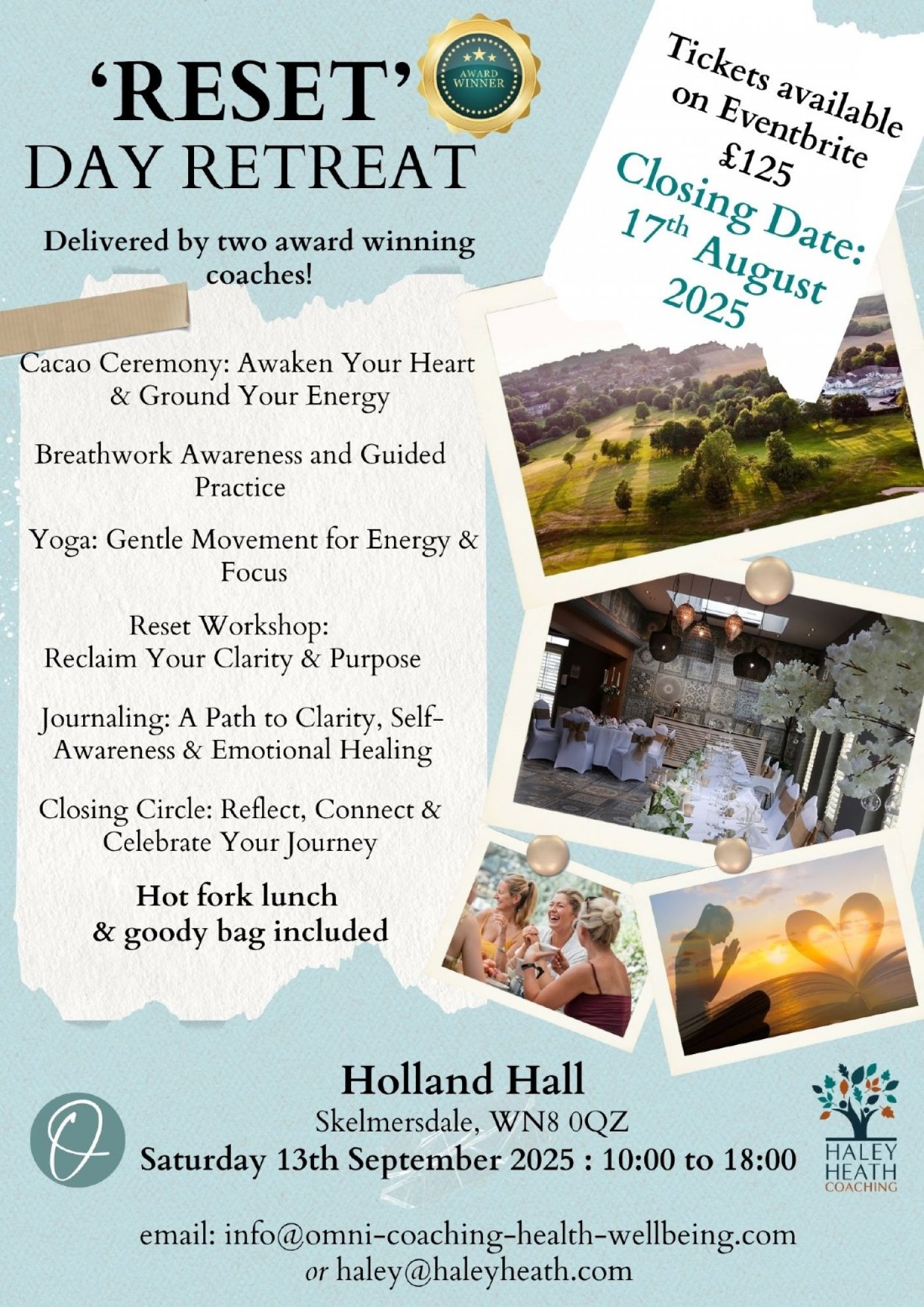 "Reset" Day Retreat