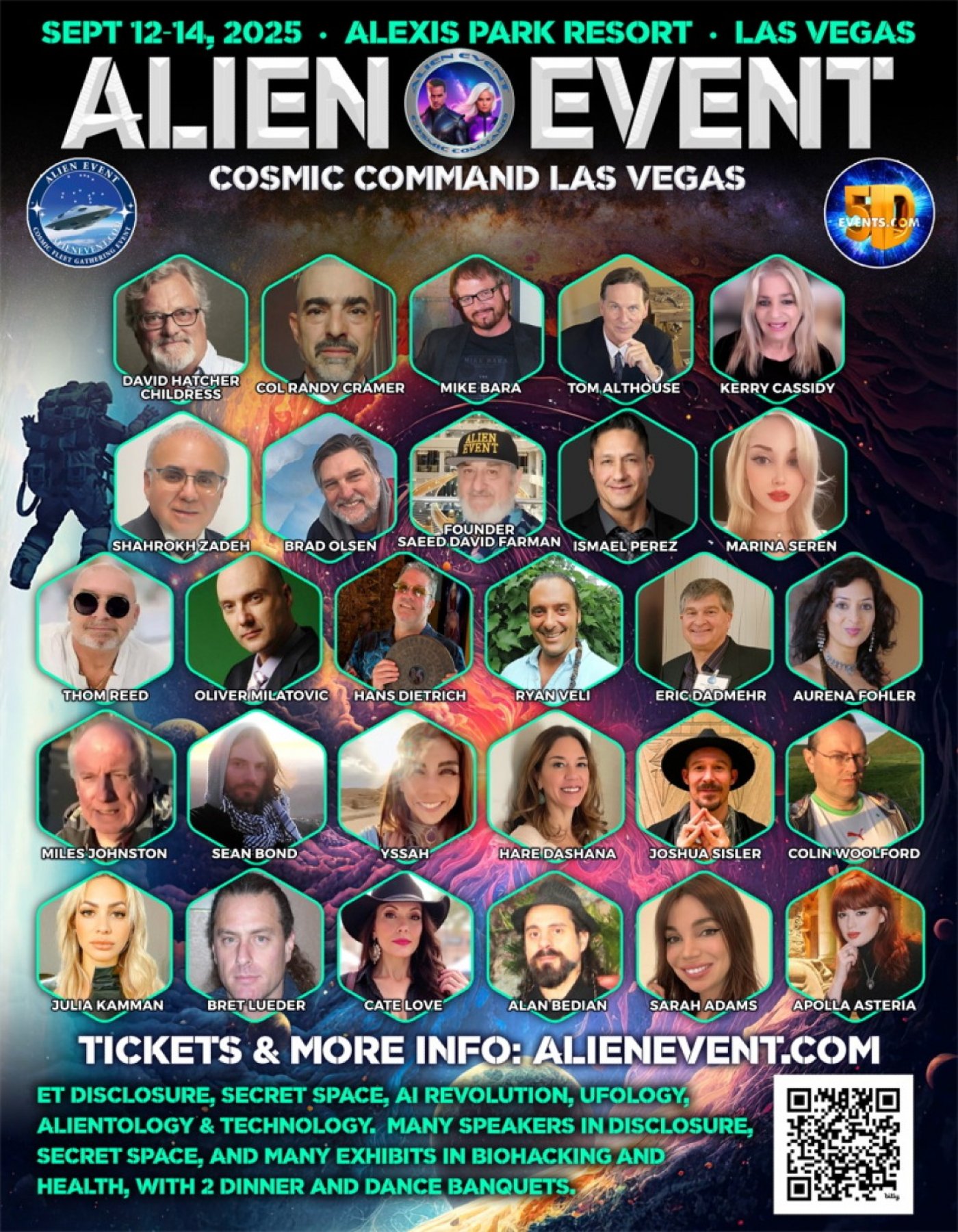 ALIEN EVENT COSMIC COMMAND LAS VEGAS