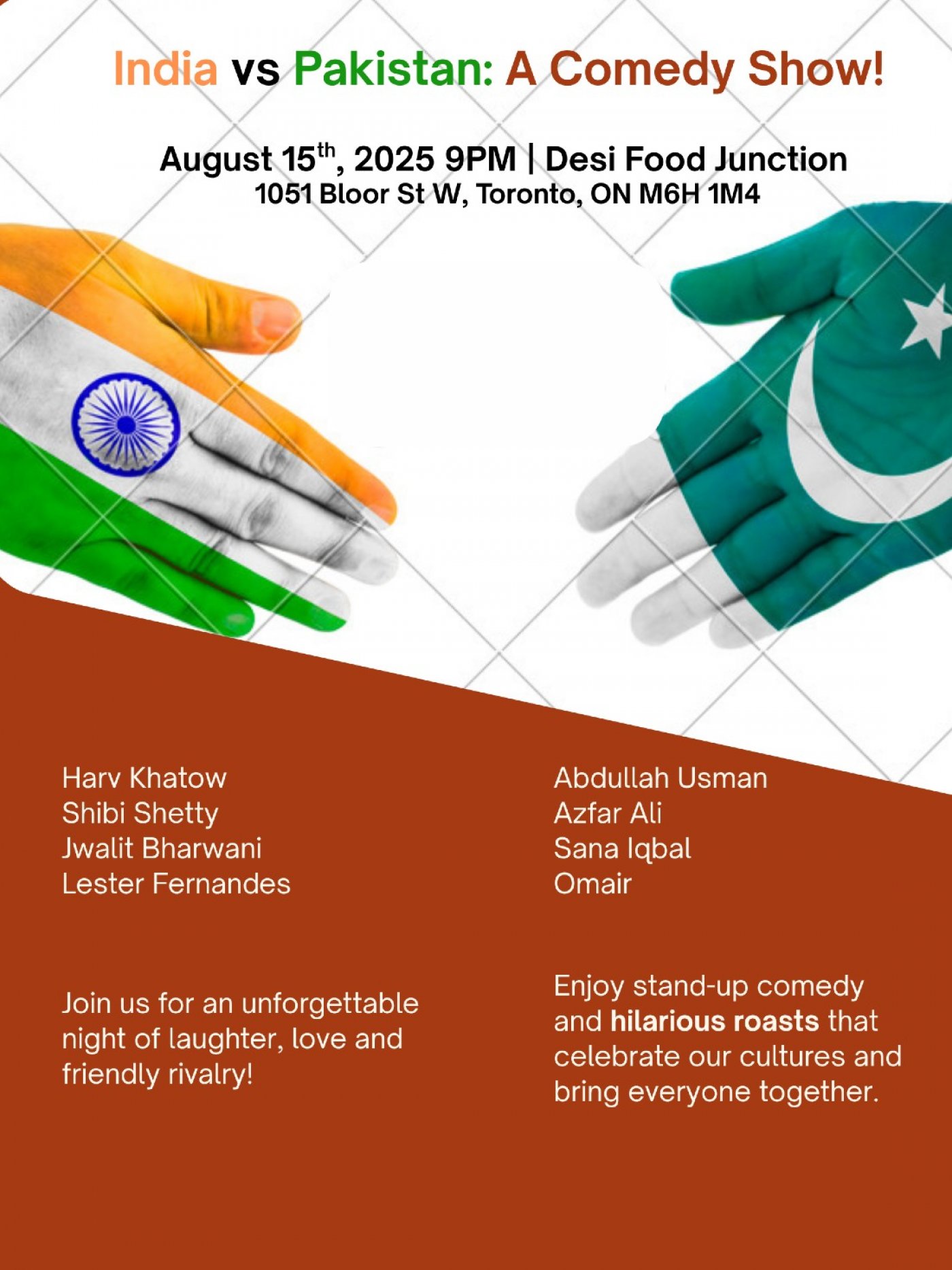 India vs Pakistan: A Desi Comedy Show!