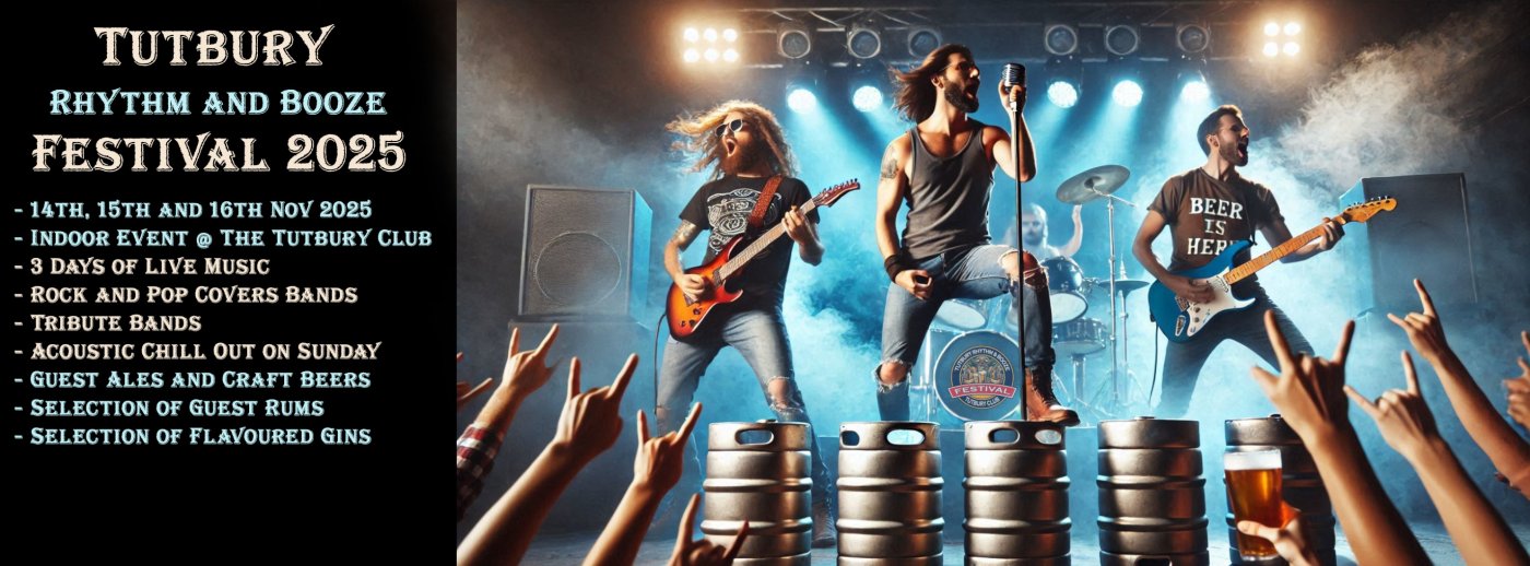 Tutbury Rhythm and Booze Festival - Indoor Beer and Live Music Festival