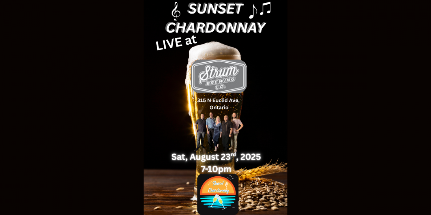 Sunset Chardonnay LIVE! at Strum Brewing Company