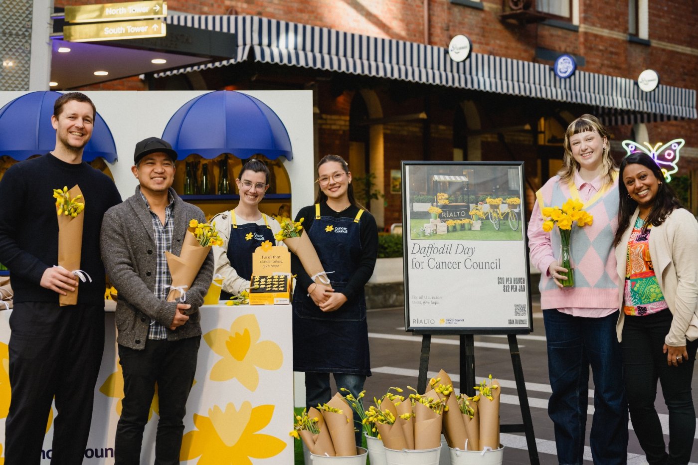 Rialto to Bloom with 38,715 daffodils in support of Cancer Council\u2019s Daffodil Day appeal