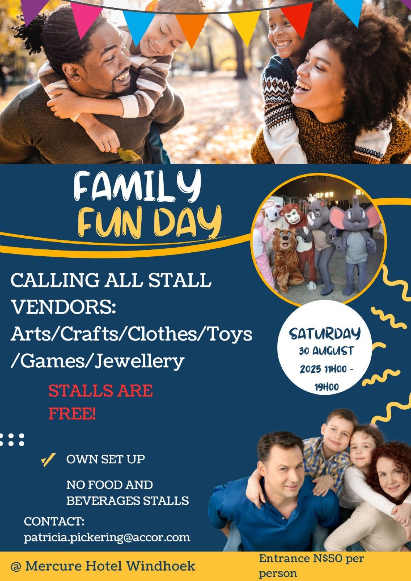 Kids Fun Day and Market Vendors