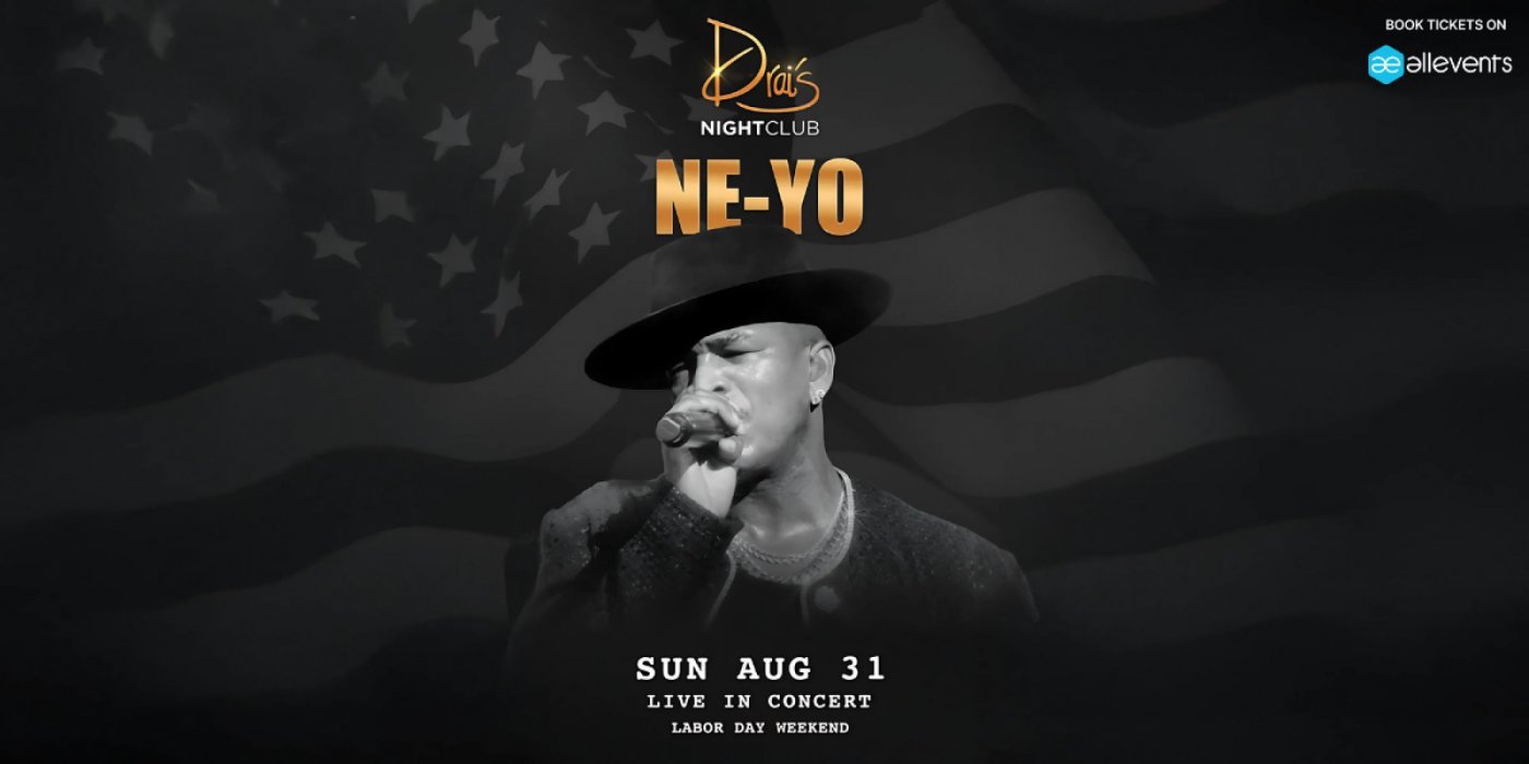 Ne - Yo LIVE on Sunday, August 31 @DRAI'S |LAS VEGAS