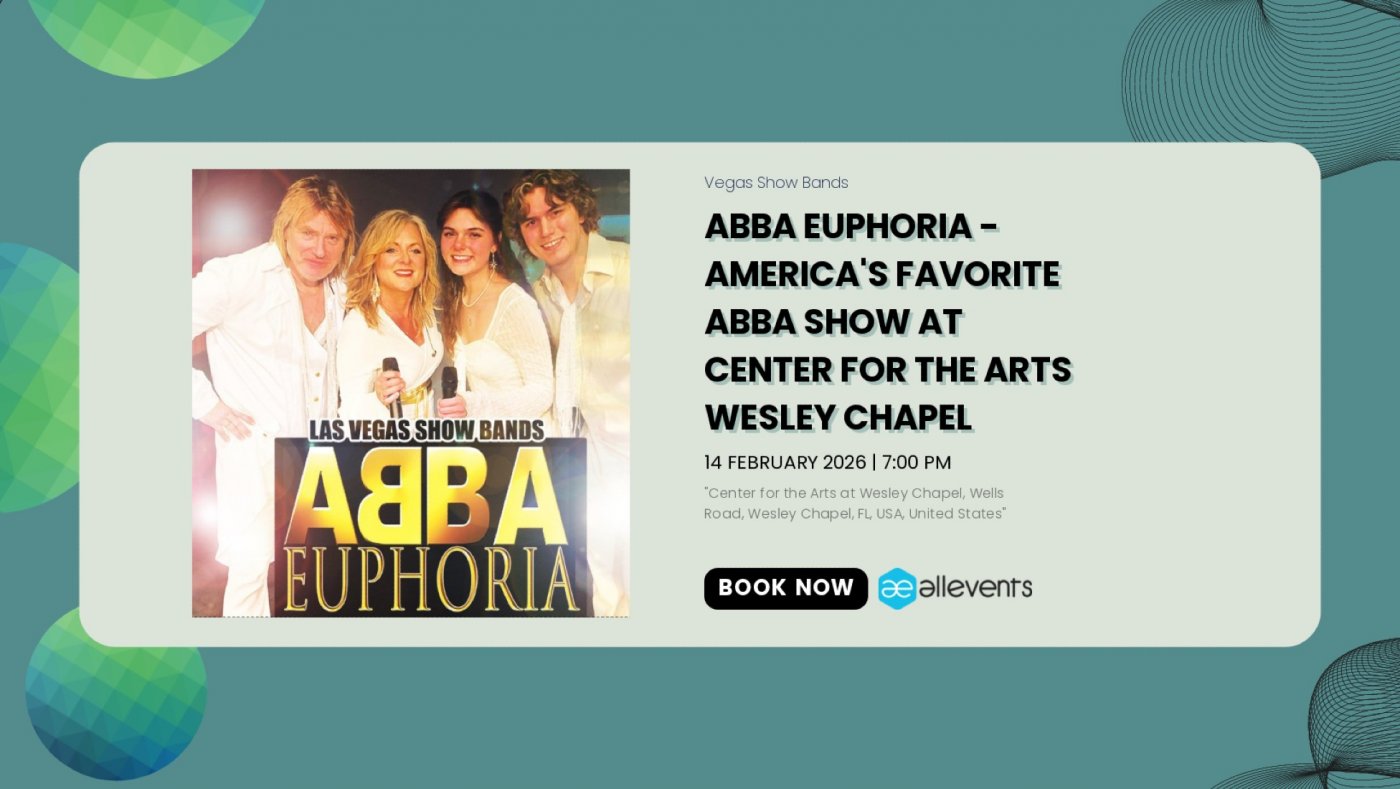 ABBA EUPHORIA - America's Favorite ABBA SHOW at Center for the Arts Wesley Chapel