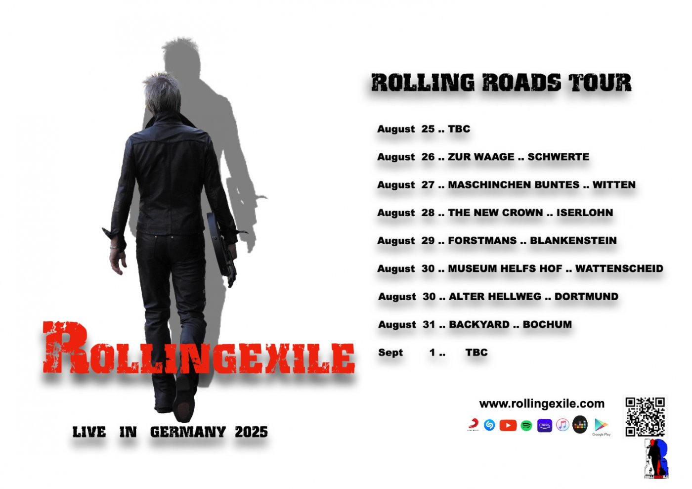 ROLLING ROADS TOUR - ROLLINGEXILE LIVE IN EUROPE - GERMANY