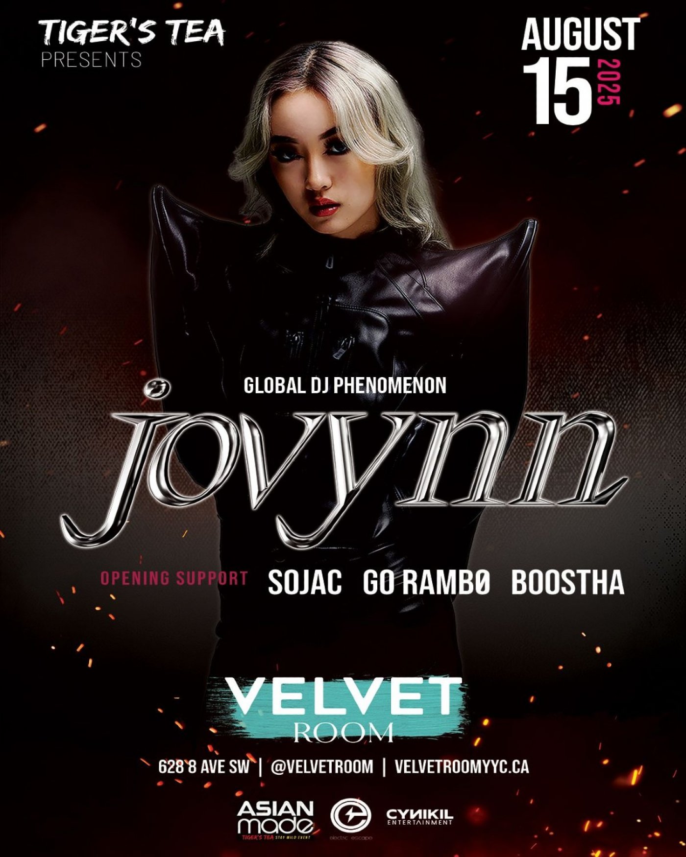 Tigers Tea x Velvet Room Presents JOVYNN