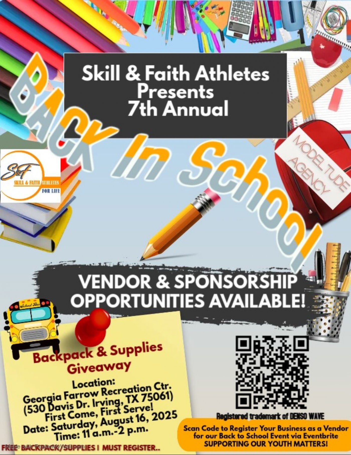 DONORS, SPONSORS AND VENDORS WANTED AND NEEDED