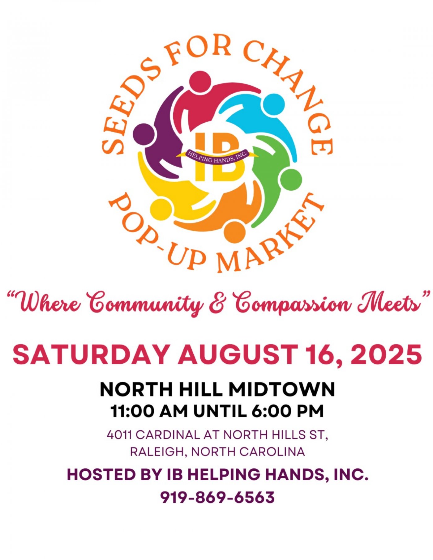 Seeds For Change Pop-Up Market