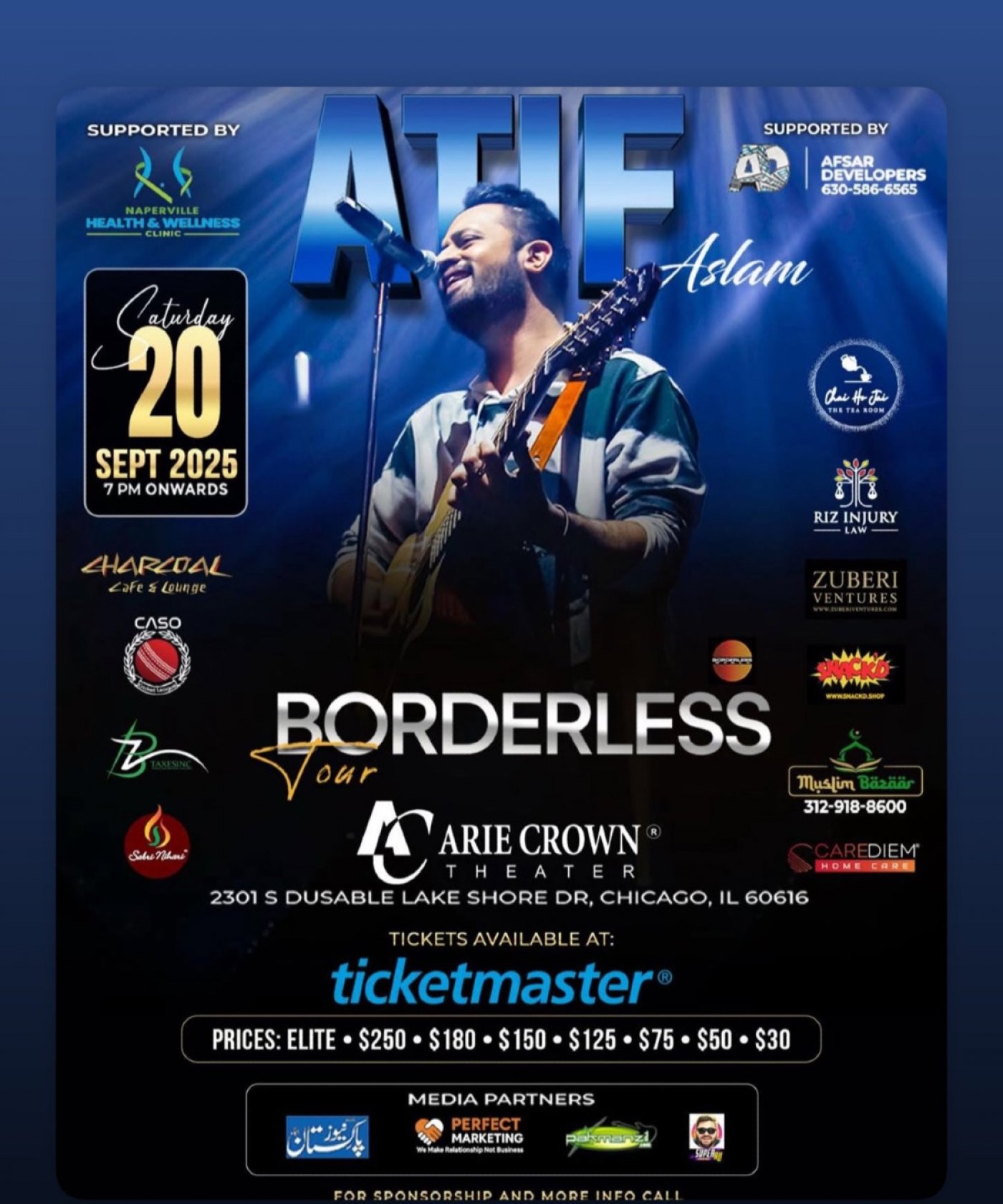 Atif Aslam Live Chicago 2025