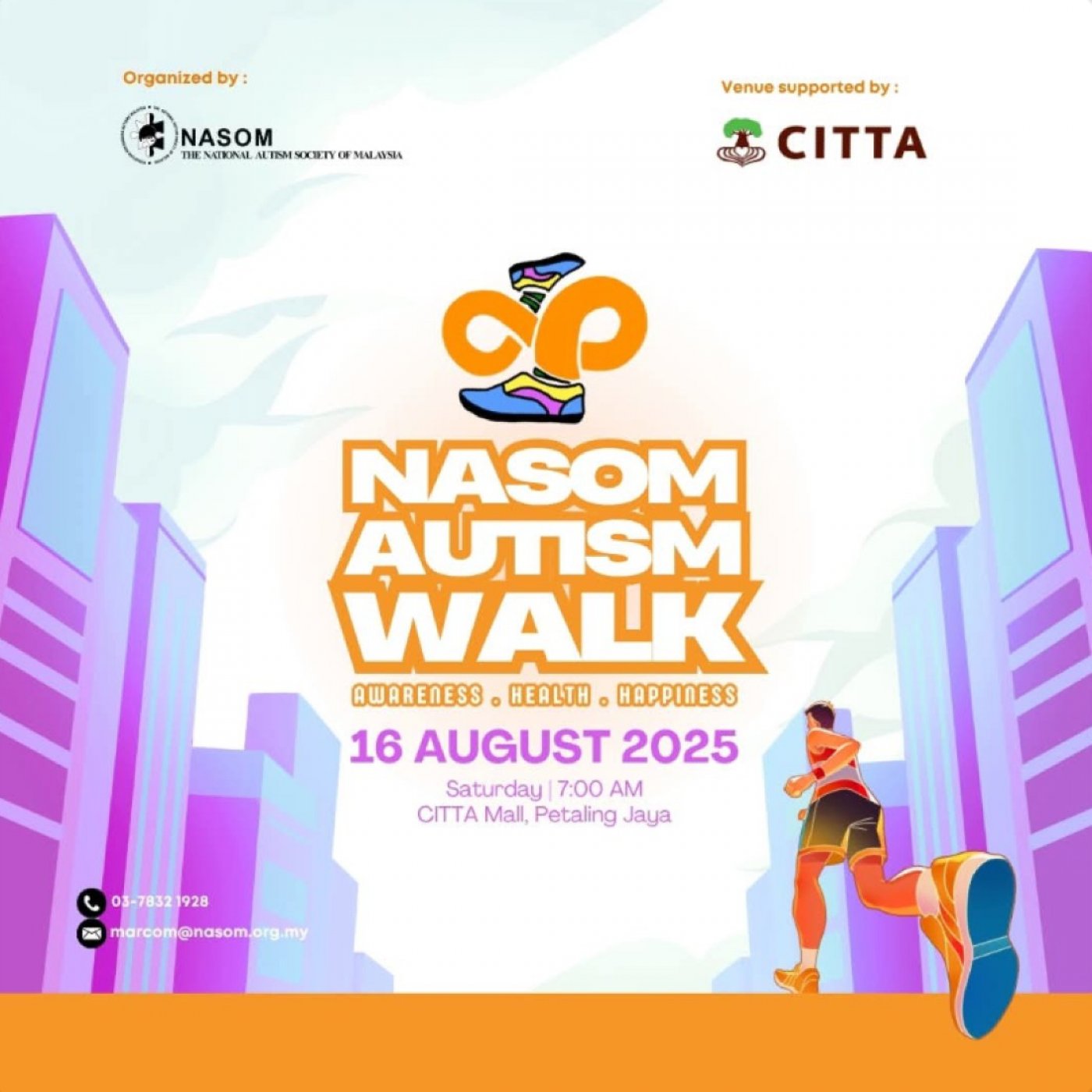 NASOM Autism Walk 2025 at CITTA Mall