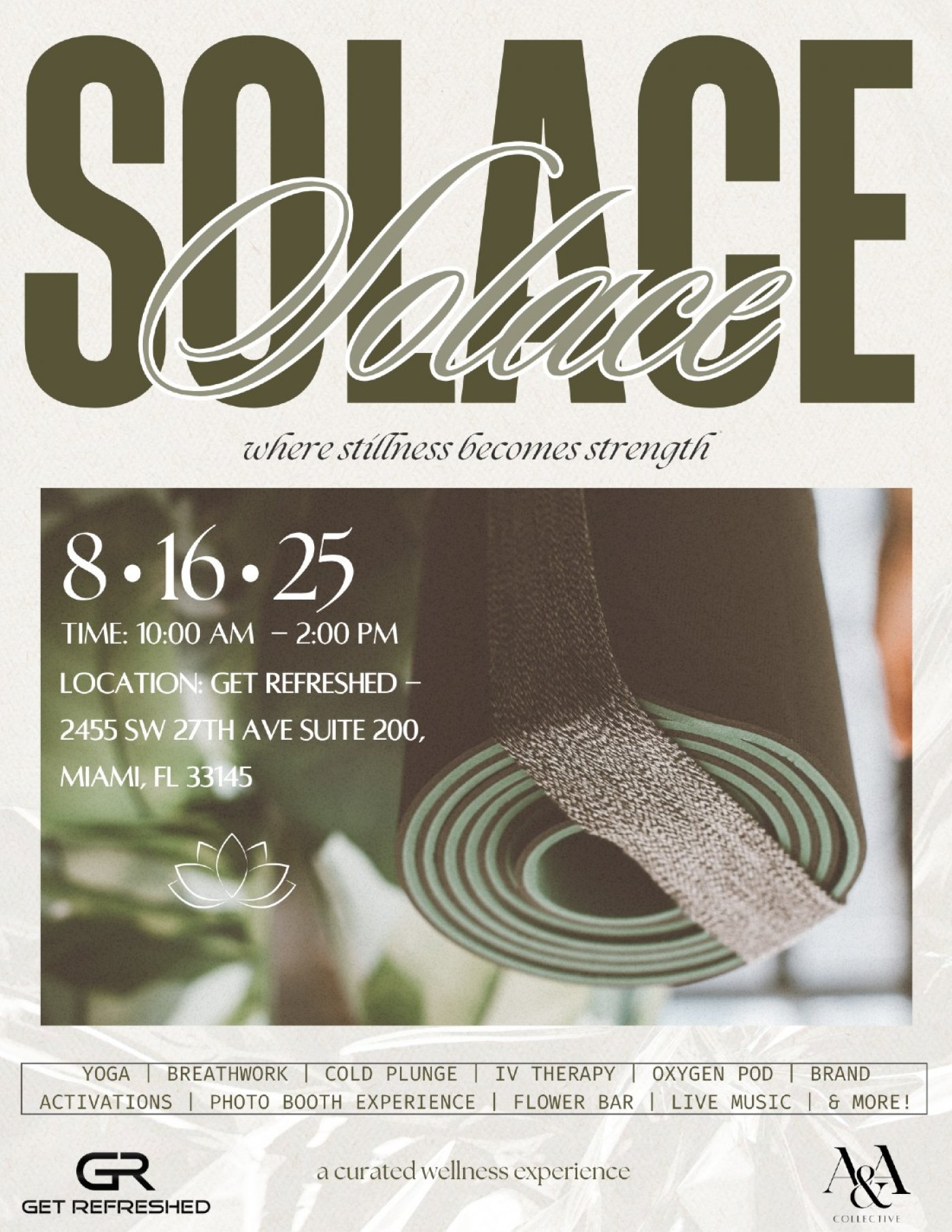 SOLACE: A Curated Wellness Experience