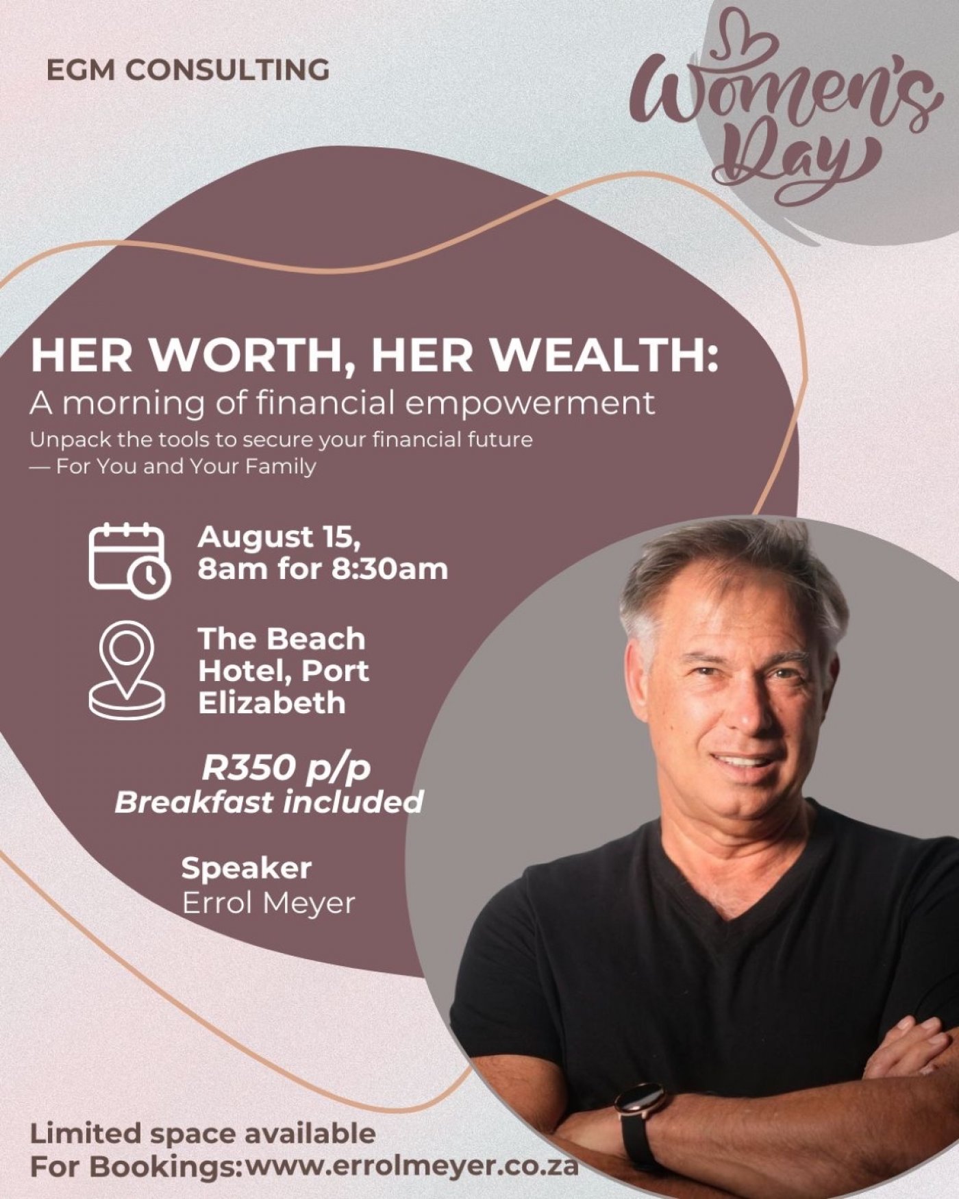 HER WORTH, HER WEALTH WOMANS DAY SEMINAR