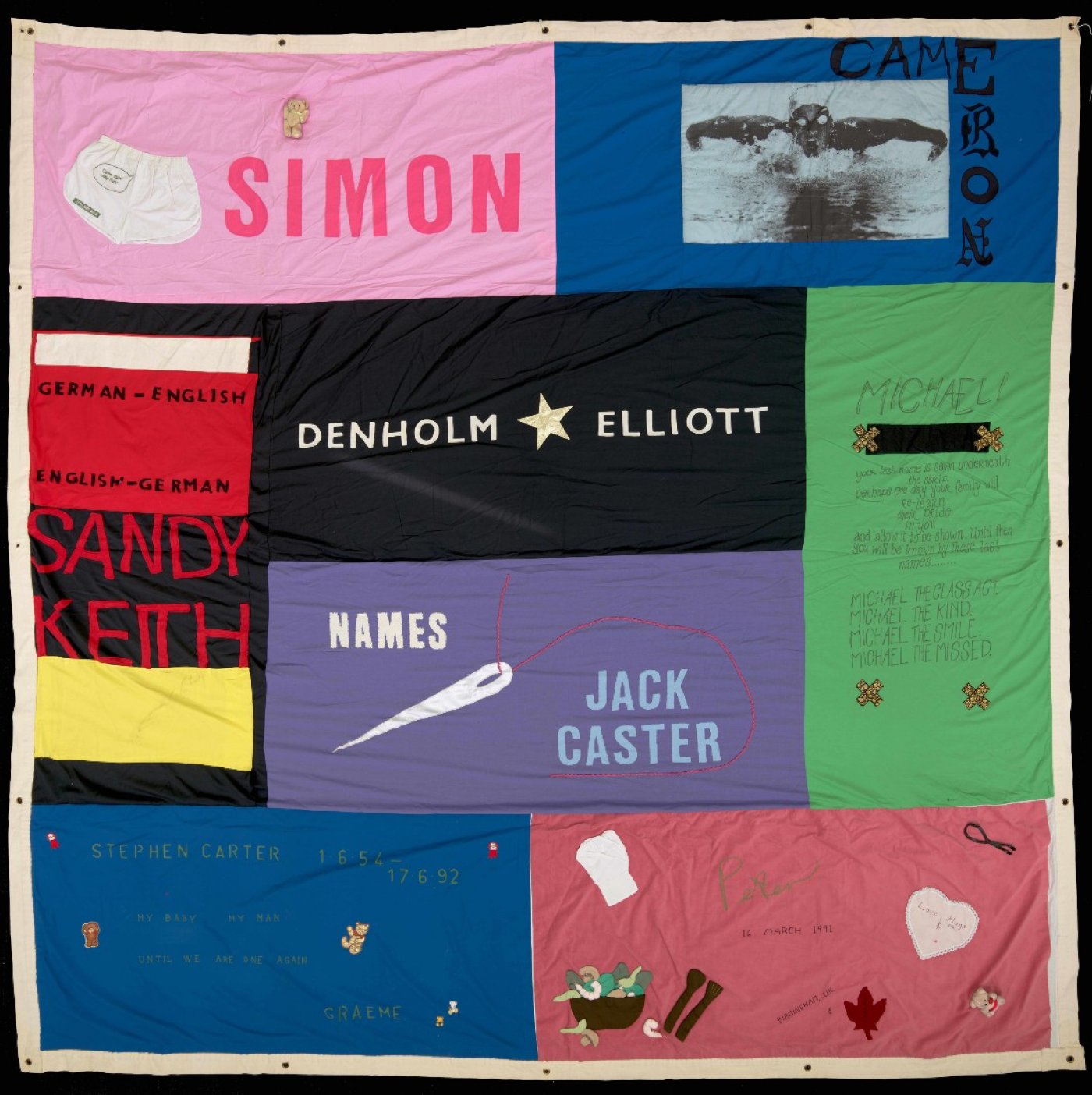 UK AIDS Memorial Quilt at Charleston, part of Queer Bloomsbury 2025
