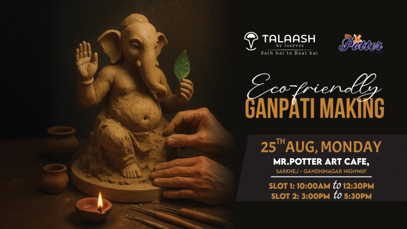 Eco-Friendly Ganpati Making Workshop (with Refreshments & Prasad)