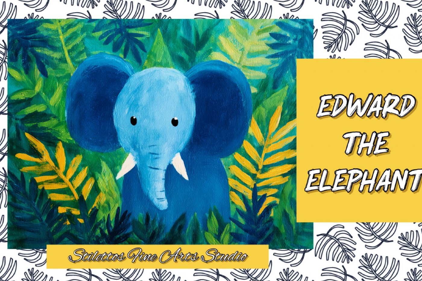 Cosmic Creators Youth Art Discovery Program: Acrylic Painting - Edward the Elephant (Ages 4-11)