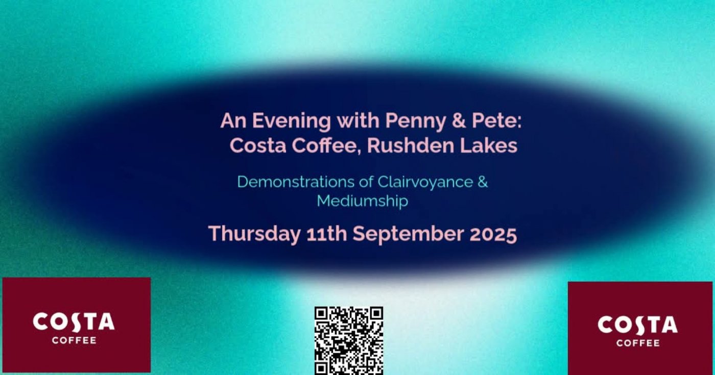 An Evening with Penny & Pete: Costa Coffee, Rushden Lakes NN10