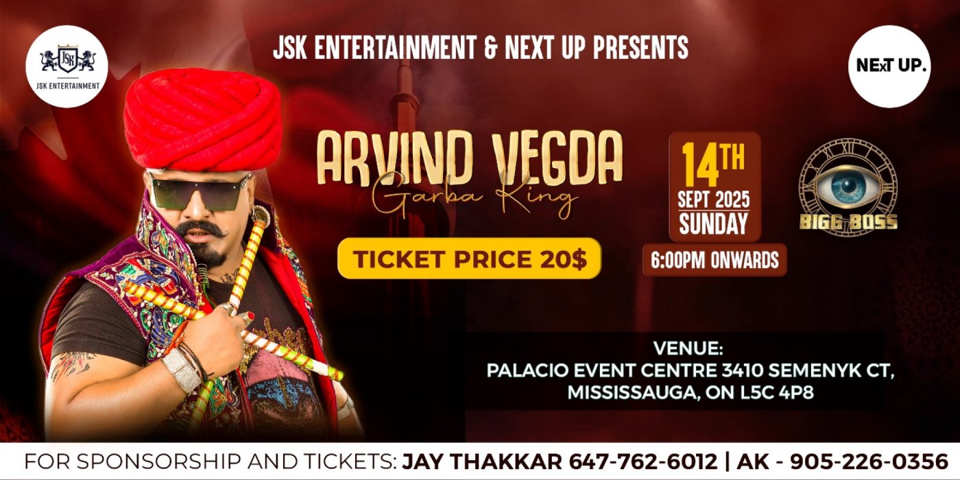 Navratri 2025 with Bhai Bhai Fame Arvind Vegda