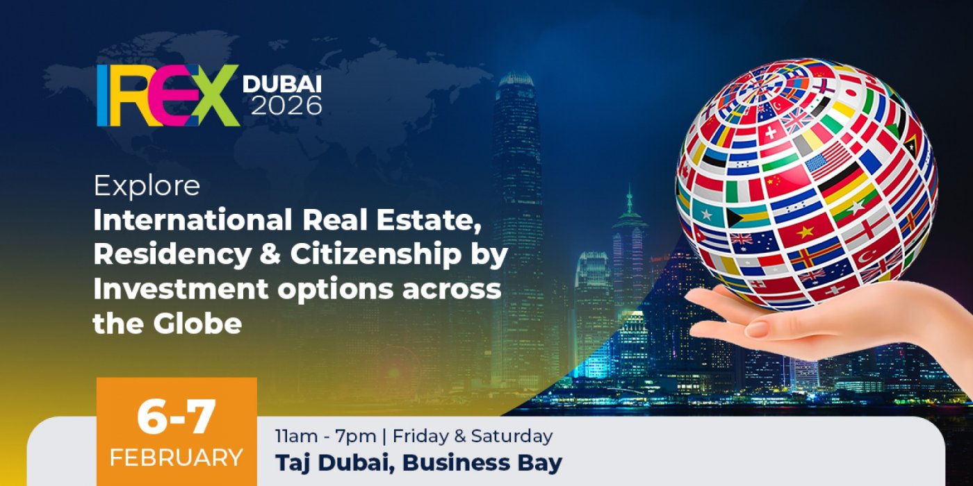 IREX2026, Dubai: International Real Estate & Immigration by Investment Show