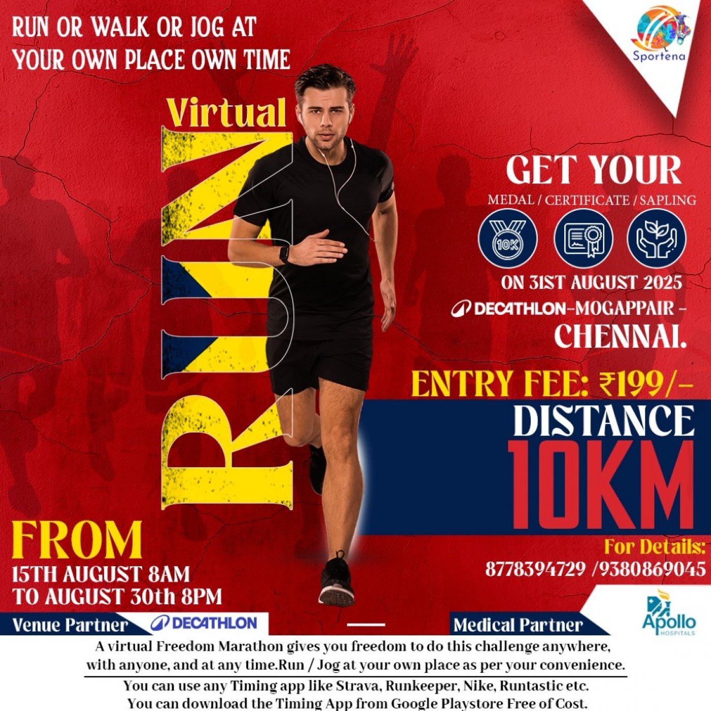 10K FREEDOM VIRTUAL MARATHON