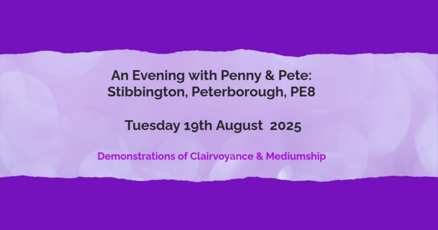 An Evening with Penny & Pete: Stibbington, Peterborough